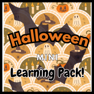 Halloween Adventure Mini Learning Pack!
